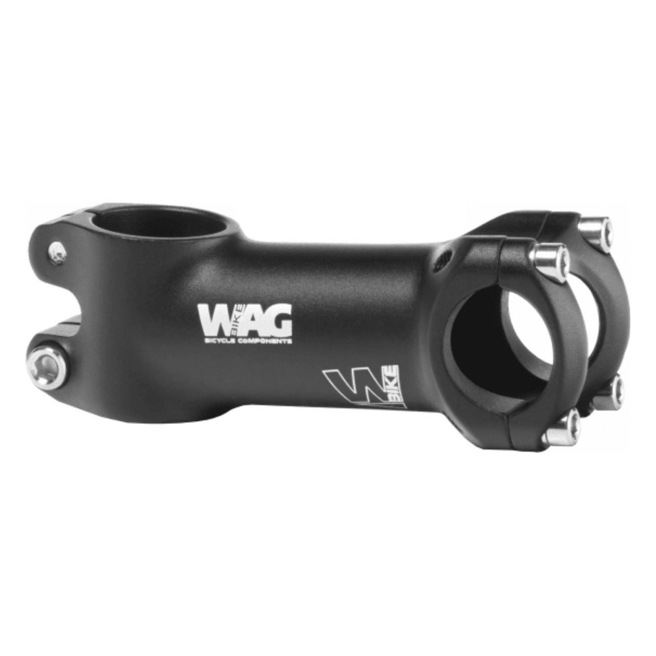 90mm Aluminum MTB Handlebar Stem, Adjustable Angle ±17°, Black - 1