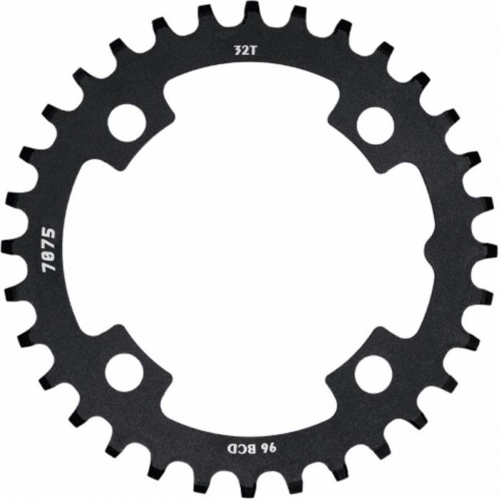 30T MTB Chainring in 7075 Aluminum, BCD 96mm, 4 Holes, 11/12v Compatible - 1