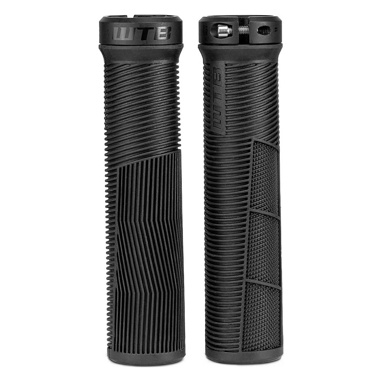 Morsetto Único WTB Grip Wavelength Negro con Aletas Multidireccionales - 1