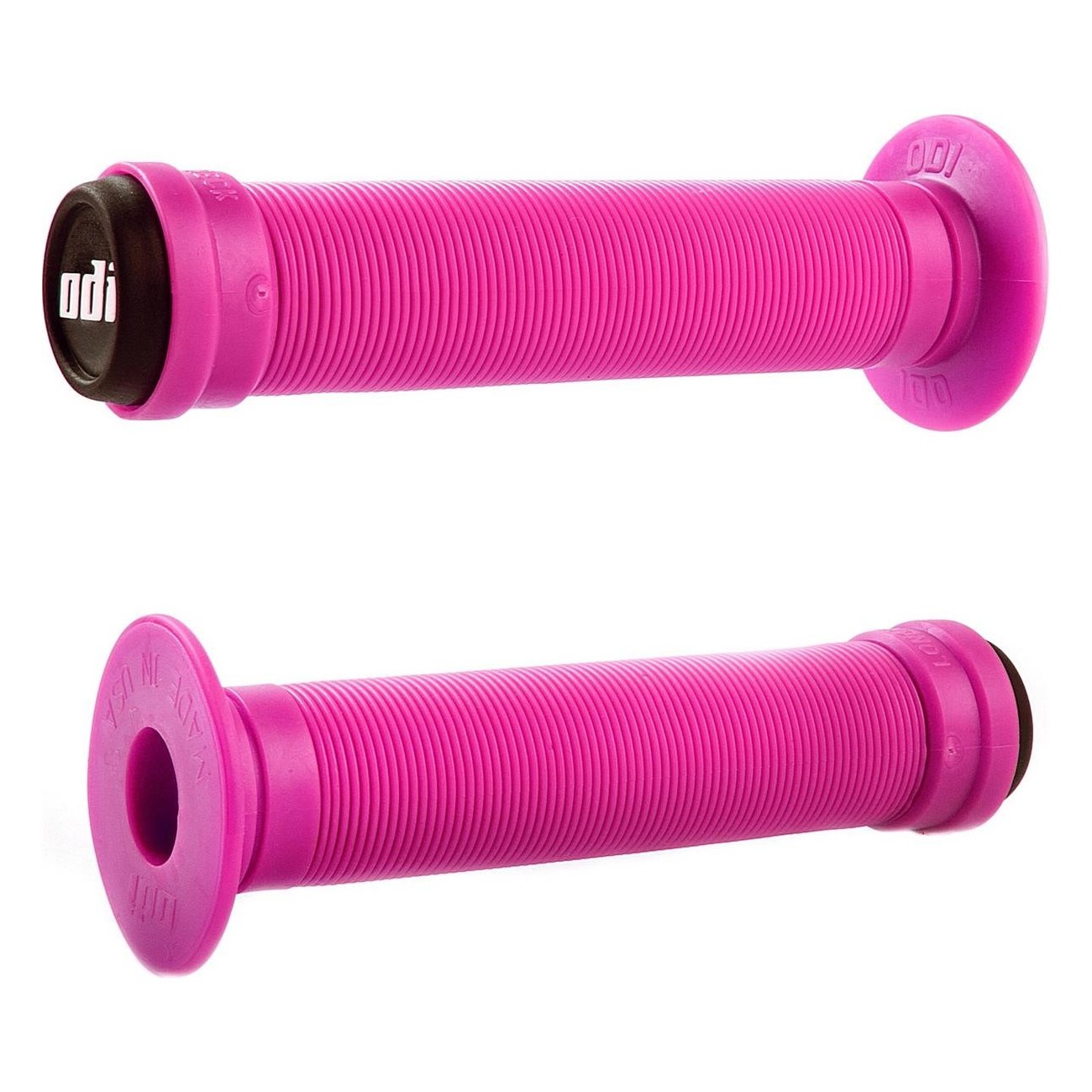 Manopole BMX ODI Longneck ST Rosa 143mm - Comfort e Durata per Professionisti - 1 - Manopole - 0711484104473