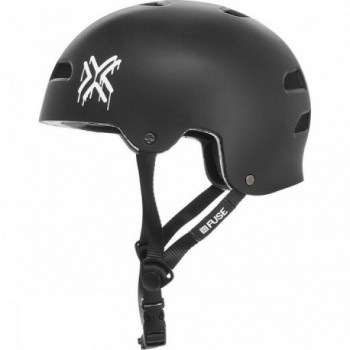 Casco Fuse Alpha Negro Mate Talla S-M con Ajuste Profundo y Materiales de Alta Calidad - 1