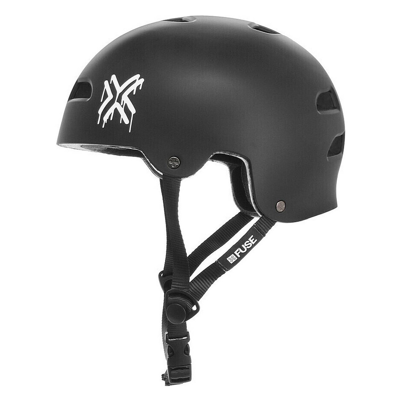 Fuse Alpha Matte Black Helmet Size S-M with Deep Fit and High-Quality Materials - 1