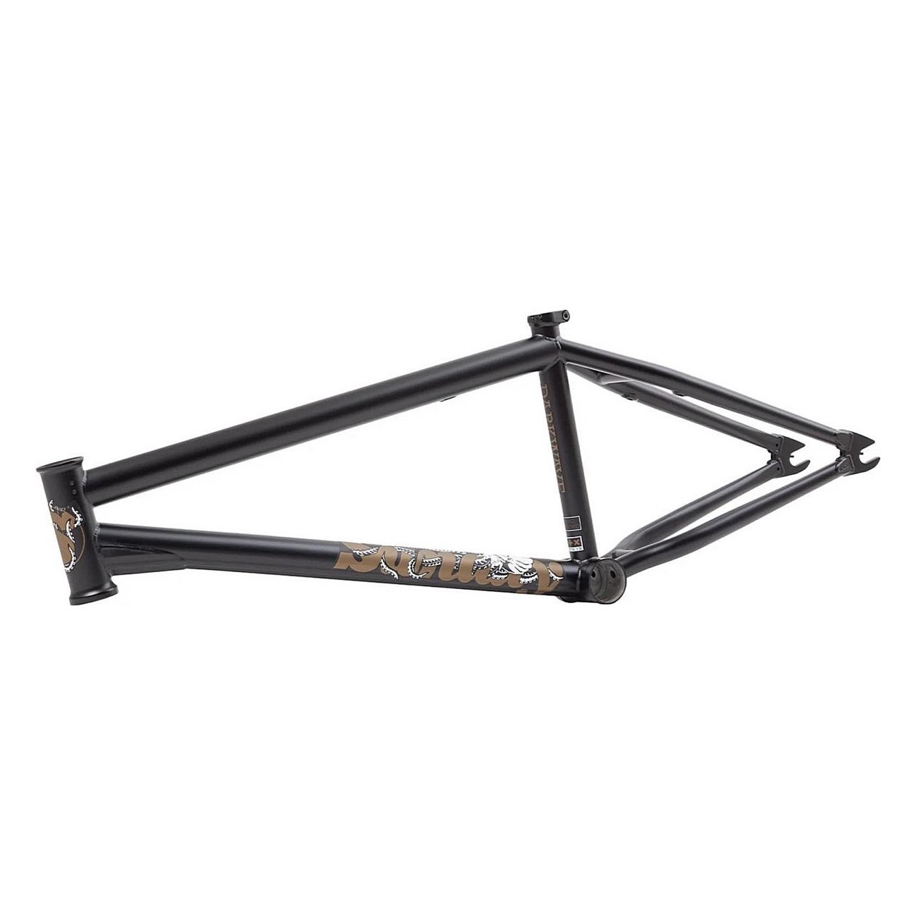 Cadre BMX Sunday Darkwave 21.25' Broc Raiford Noir Mat en Chrome 4130 - 1