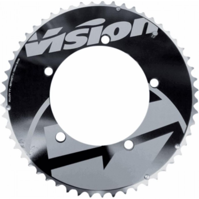 Vision TT 55T 130mm Chainring for Triathlon, 11 Speed, Black - 1