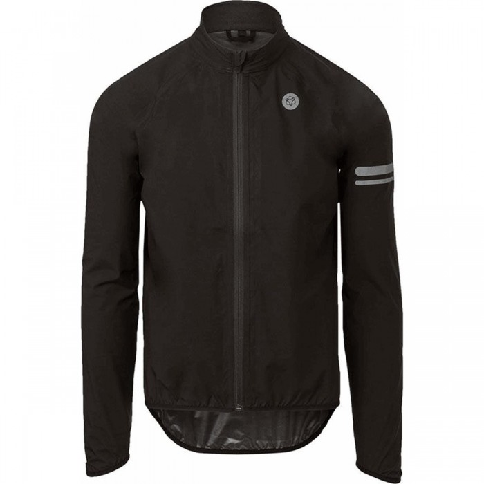 Regenjacke Sport Herren Schwarz Wasserabweisend Polyester - Größe M, Leicht - 1