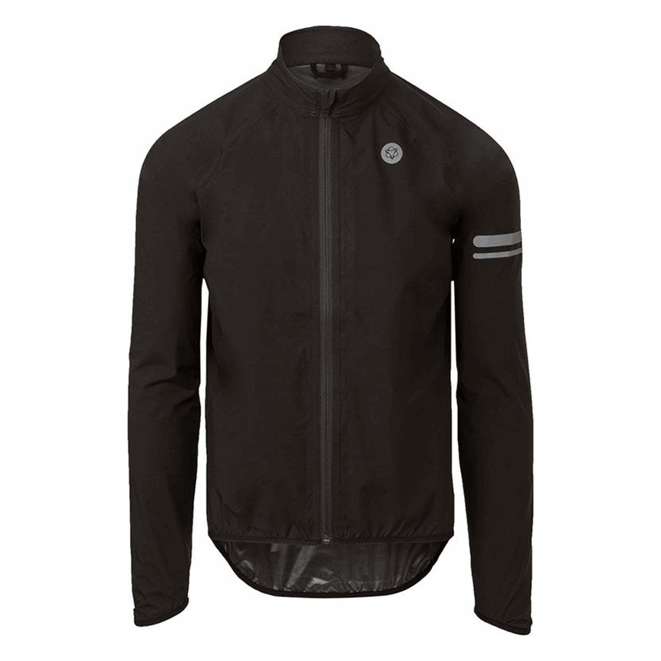 Regenjacke Sport Herren Schwarz Wasserabweisend Polyester - Größe M, Leicht - 1