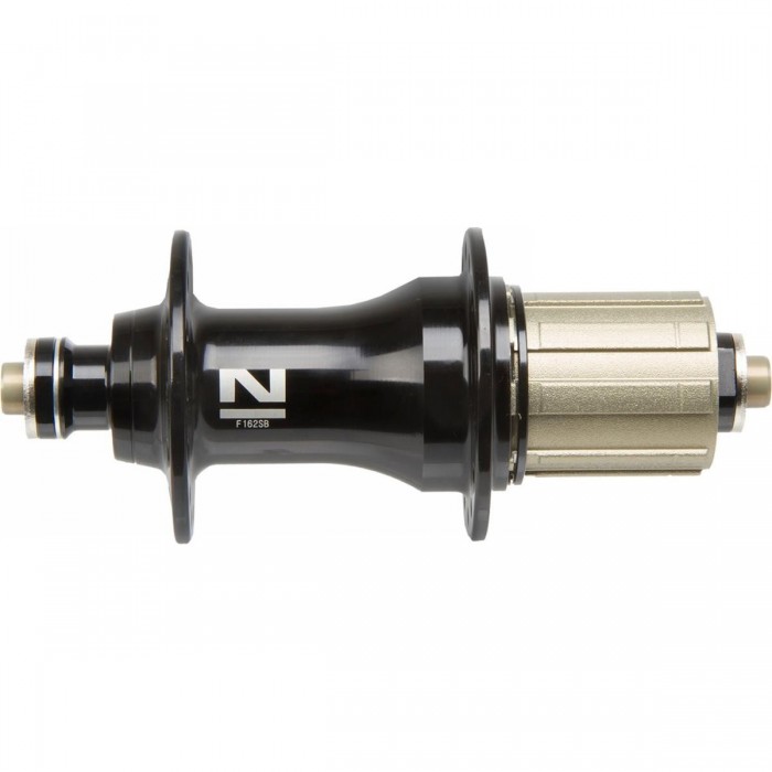 Novatec Black Aluminum Rear Hub 36H 10x145mm for Shimano 11v with Bearings - 1