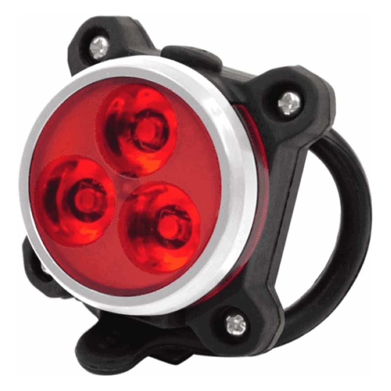 USB Rechargeable Rear Light with 3 LEDs, 8 Functions and IPX4 Resistance - 1