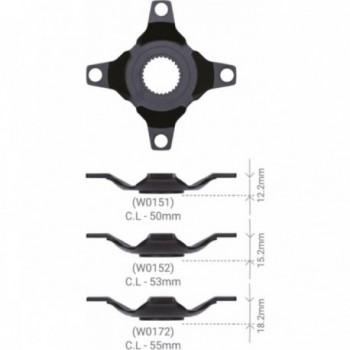 Spider Gen4/Oli Edge E-Bike 12V de Aluminio AL6061, BCD 104mm - 1