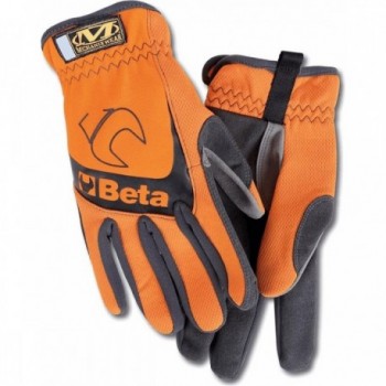 Beta Orange Work Gloves with Reinforced Touchscreen Fingers Size M - 1