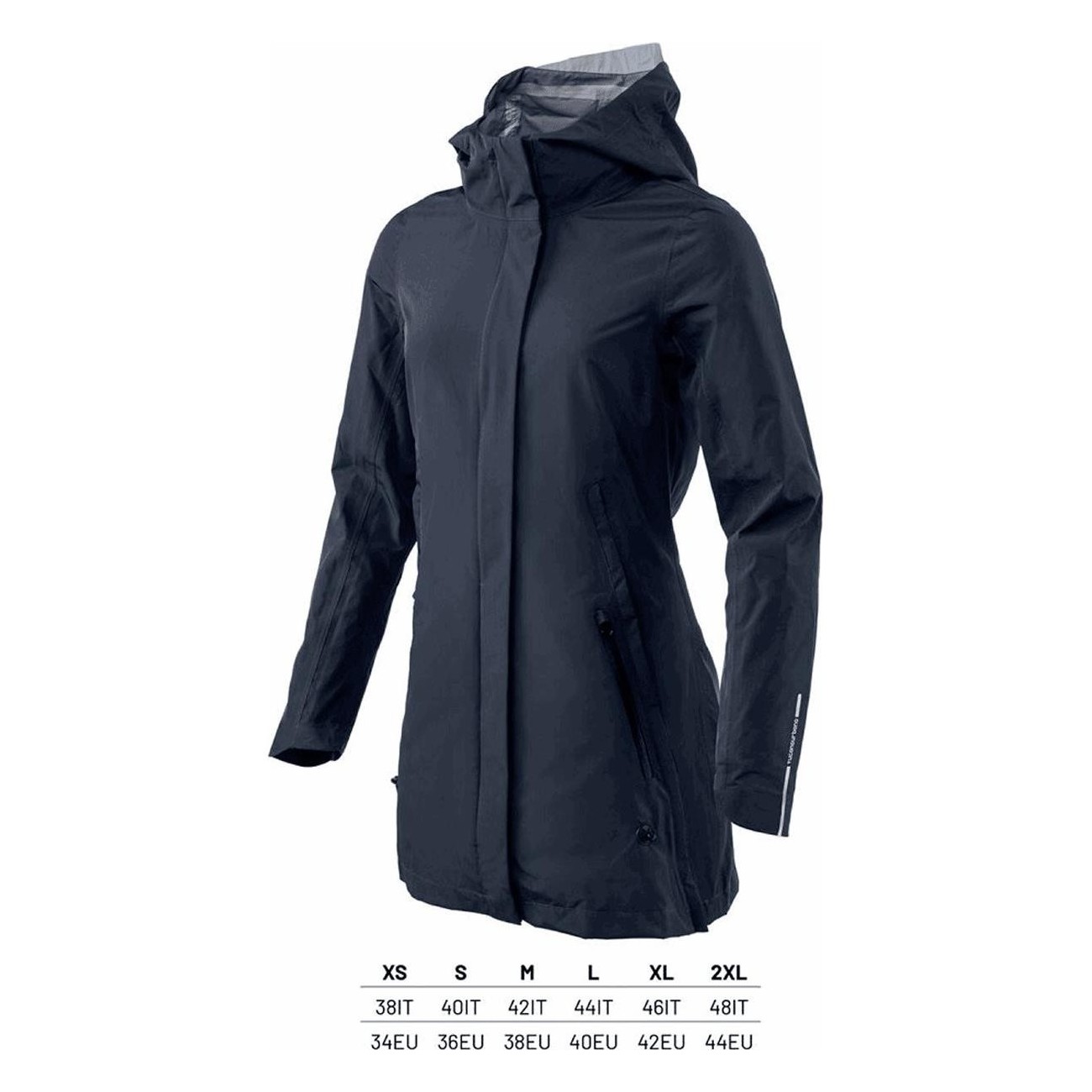 Veste Magic Spring 2G Bleu Foncé Taille L - Transformable en Cape 3/4 - 1