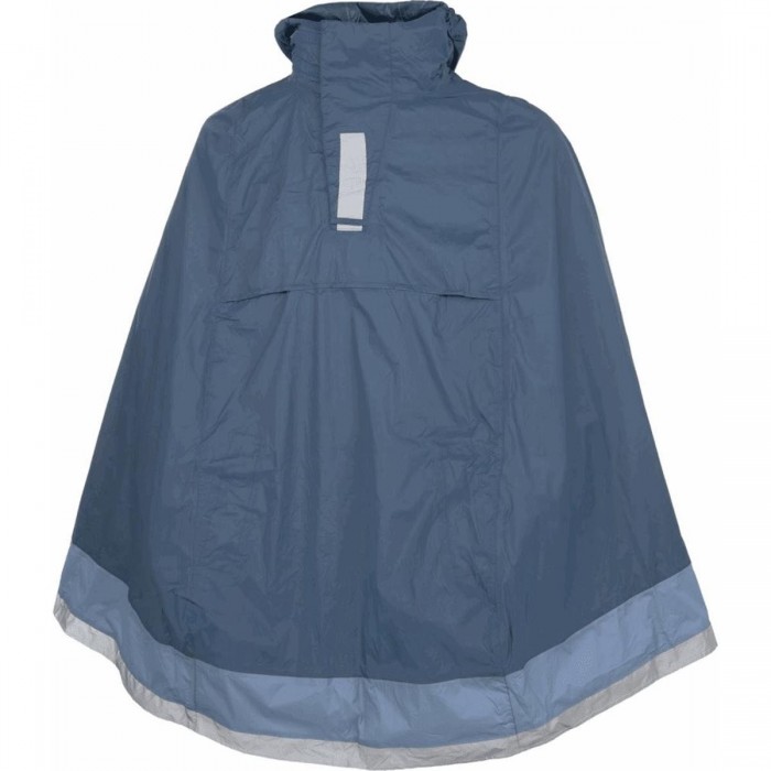 Capa Impermeable Azul Oscuro para Bicicleta - Talla S-M, Ergonómica y Compacta - 1