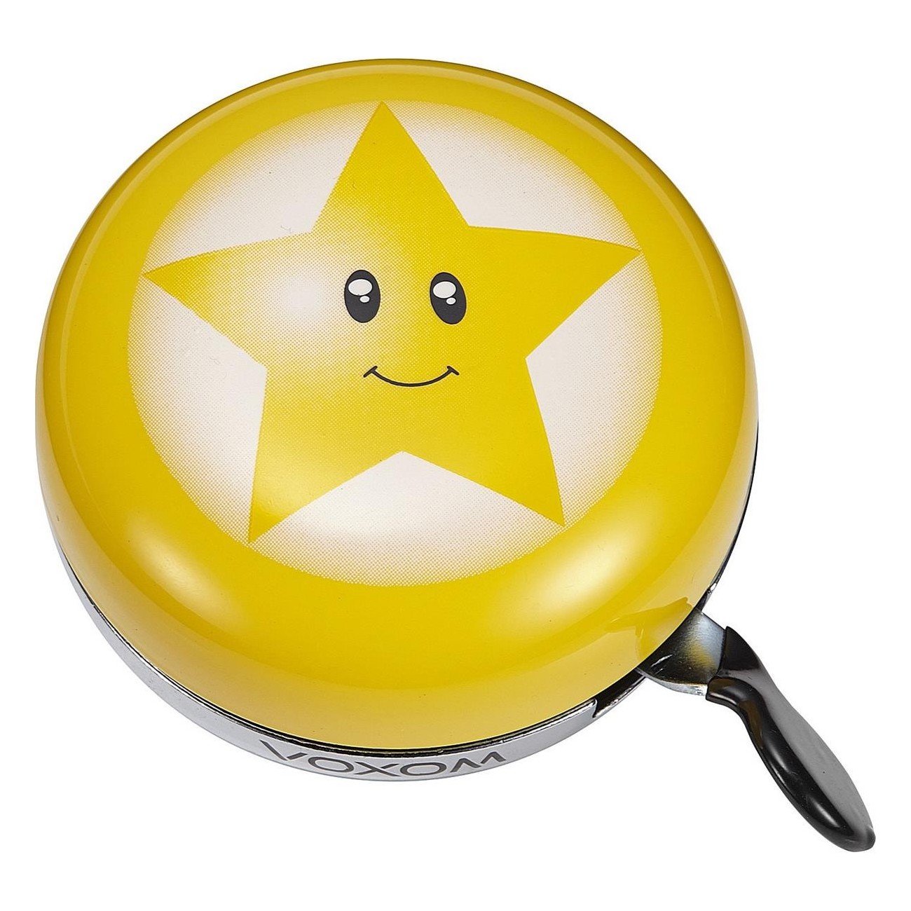 KL16 83 mm Bicycle Bell - Loud Sound & Yellow Smiley Star Design - 1