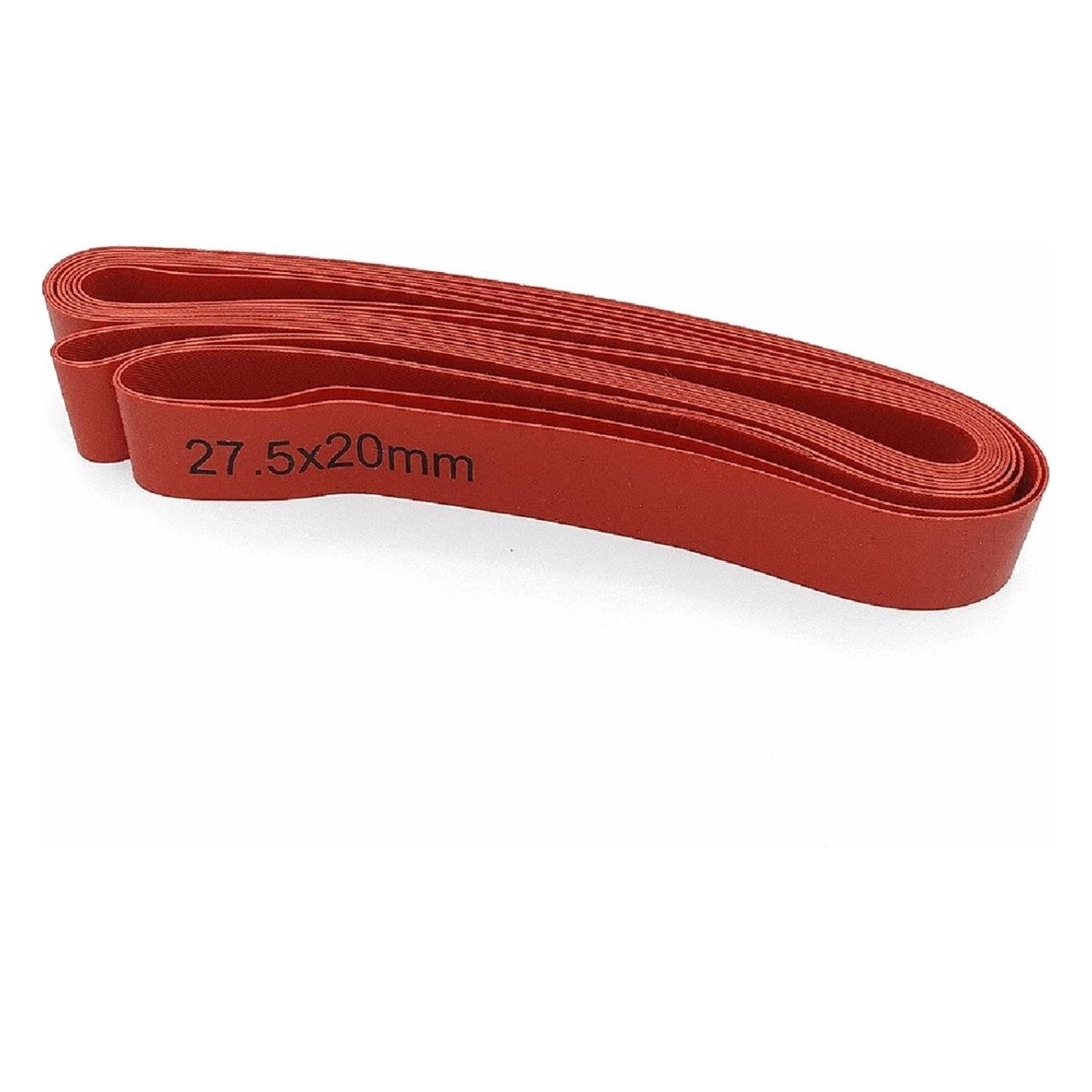 Paire de bandes de protection rigides MTB 27,5' - 20 mm Rouges - 1