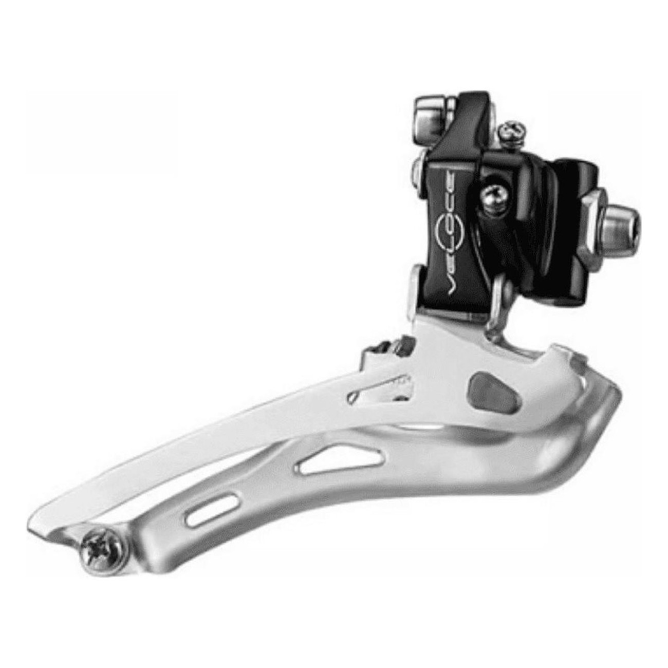 Schwarzer Road-Derailleur 2x9/10V zum Schweißen für Rennräder - 1