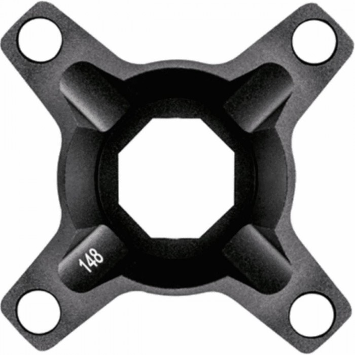 Spider Brose Boost Schwarz Anodisiert AL6061 BCD 104/64 für Fahrrad - 1