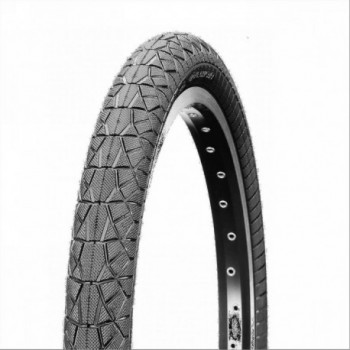 CST 20x2.125 Black Rigid Tire for BMX, Model C1381R, 680g - 1