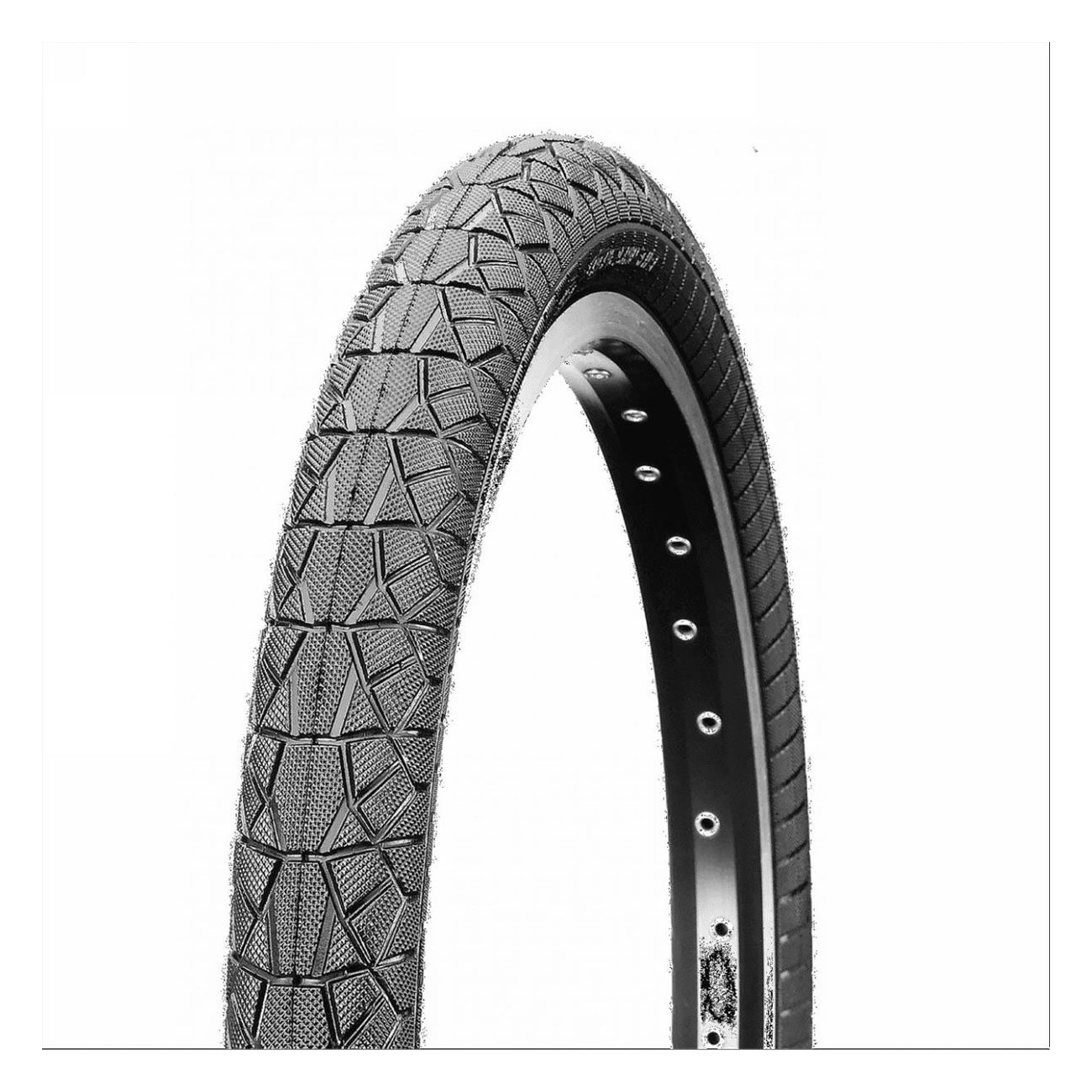 CST 20x2.125 Black Rigid Tire for BMX, Model C1381R, 680g - 1