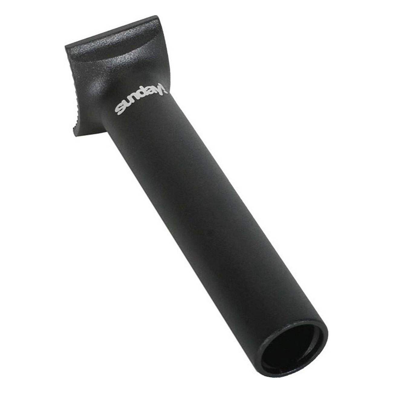 Perno de sillín de aluminio negro 25,4 mm x 200 mm para bicicleta - 1