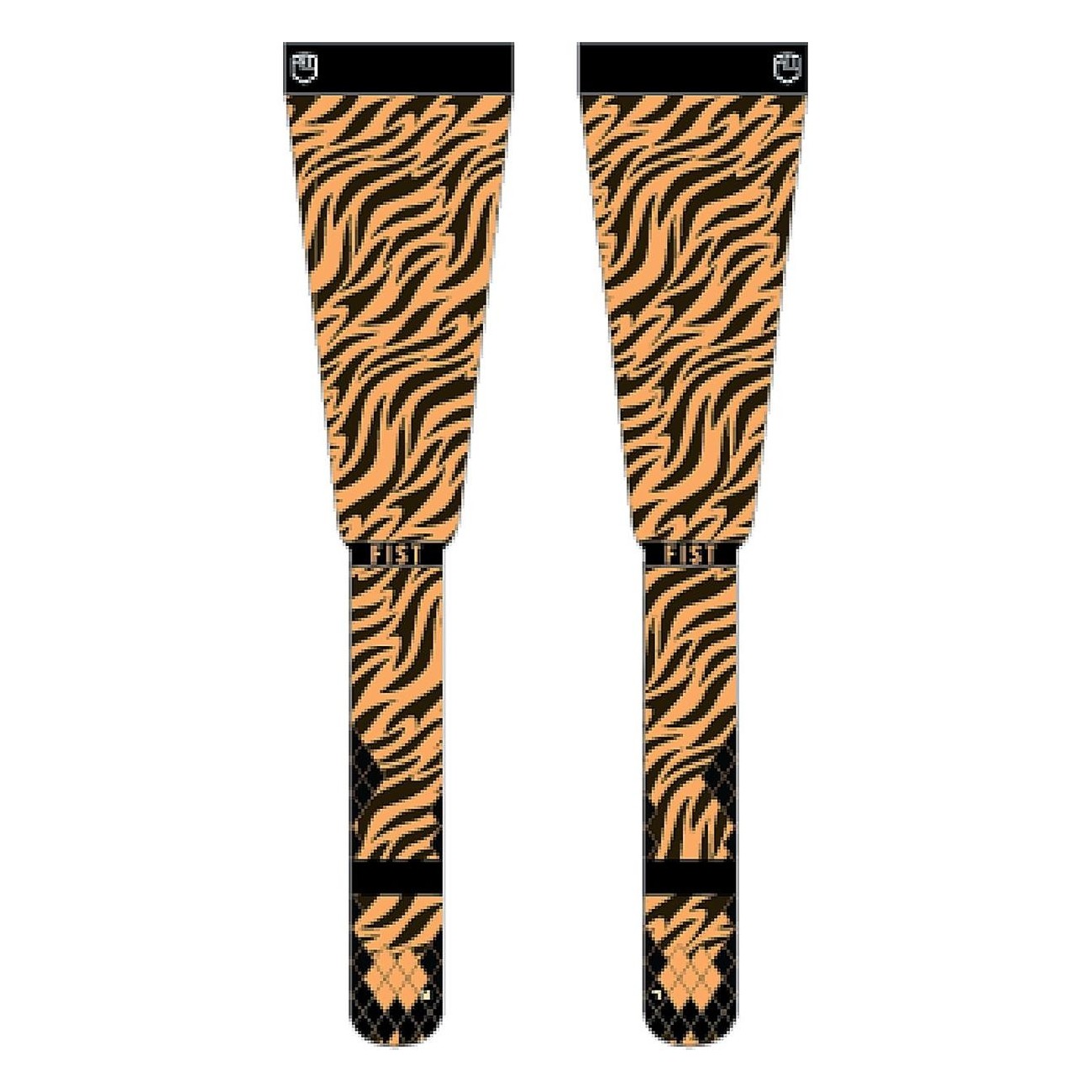 Chaussettes/Tuteurs pour Poing Tiger S-M Marron-Noir avec THERMOLITE® - 1