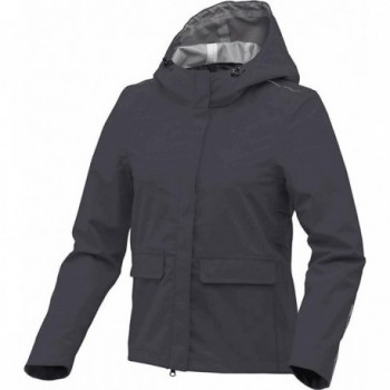 Dunkelblaue Damen Radjacke mit Kapuze, Größe S, A-Shape Design - 1