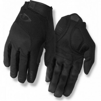 Gants de cyclisme dété longs Bravo Gel noirs taille L avec rembourrage - 1