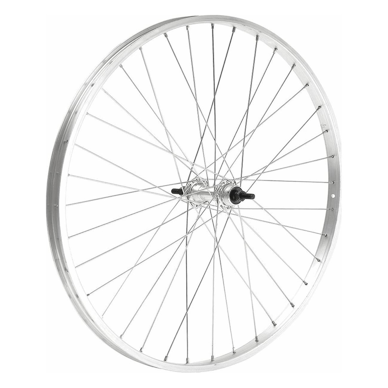 12x1.75 Front Wheel with 85mm Steel Hub and MVTEK Aluminum Rim - 1