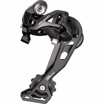 Dérailleur VTT 1/2x10V Cage Longue Acier 43 Dents Noir Compatible Shimano - microSHIFT - 1