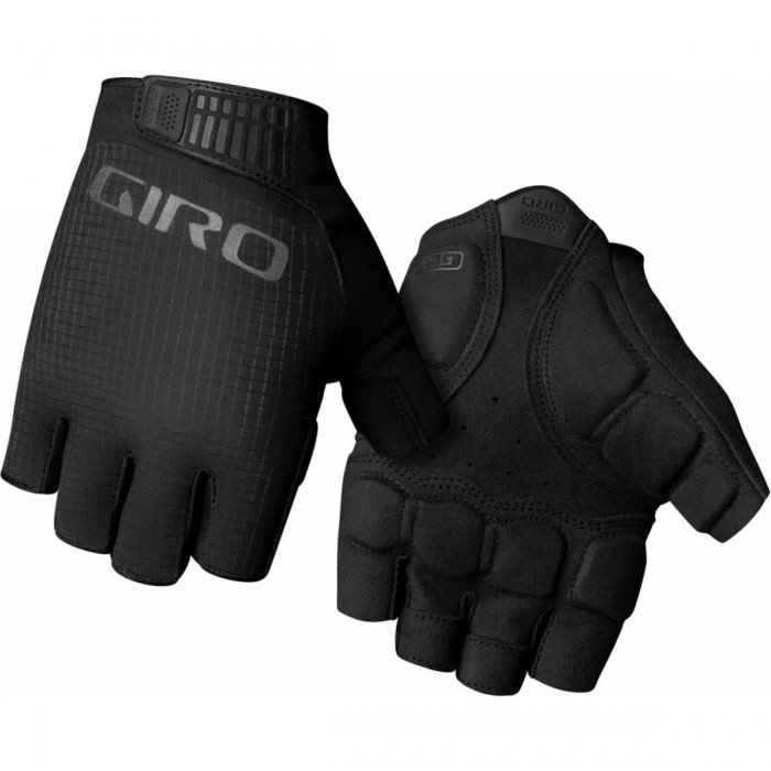 Bravo Gel II Summer Gloves Black L with Recycled Fabric Palm and Gel Pads - 1