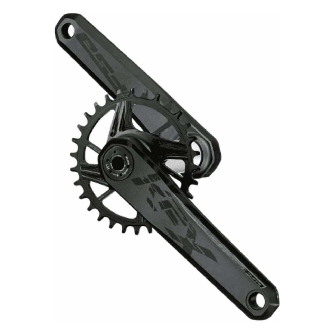 KFX Modular MTB Crankset 1x30D 175mm BB392EVO Black Aluminum - 1