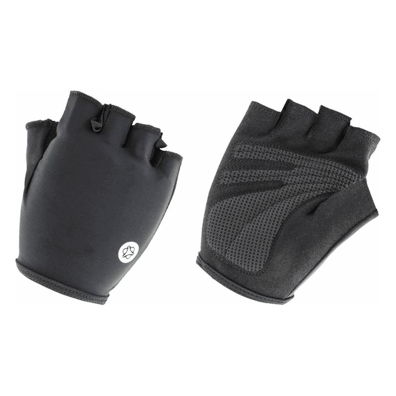 Gants de Sport à Doigts Mixtes en Gel et Lycra 190gr - Noir XS - AGU - 1