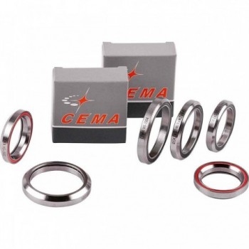 Chrome Steel Steering Series Bearing CEMA SRC - 41.8 x 32.7 x 6 mm, 45°/45° Angle - 1