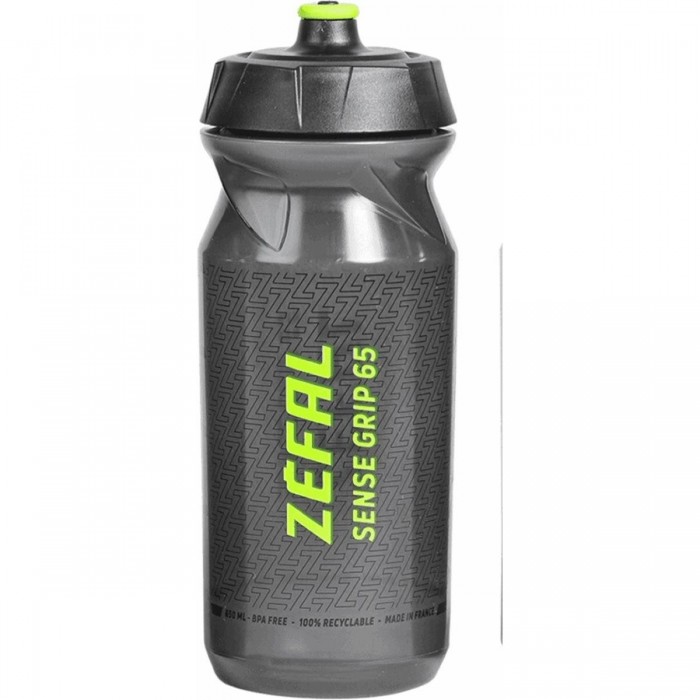 Sense Grip Trinkflasche 650ml Schwarz/Gelb aus Polypropylen für Radfahrer - 1