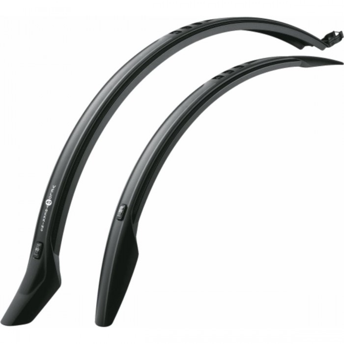 SKS VELO 47 Trekking 28' Black Fenders for Urban/City Bikes with Universal Mounting - 1