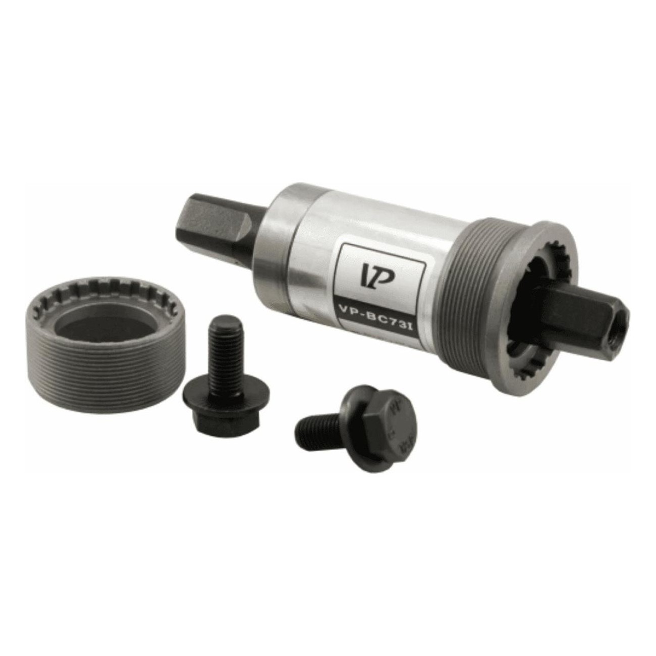 BSA 34.8x68mm Steel Bottom Bracket with Square Axle and Threaded Bearings - 1