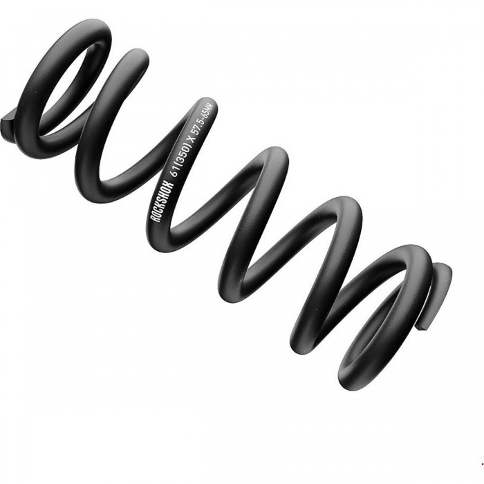 Metric Coil Spring for Rear Shocks - 134 mm Length, 650 lbs, Black - 1