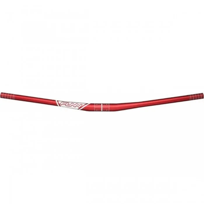 MTB HANDLEBAR KINGPIN 31.8x785mm Red Alloy with 15mm Rise, 5.5/8° Sweep - 1