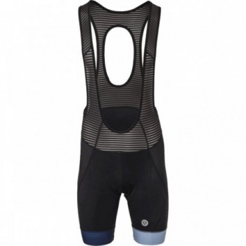 Salopette Corta Homme Noir/Céleste XL en Lycra avec Fond de RED120 - 1