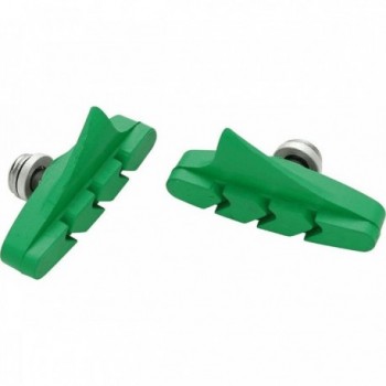 Pattini Freno 50mm Verde con Bullone MVTEK - Frenata Sicura e Affidabile - 1 - Pattini - 8005586214553