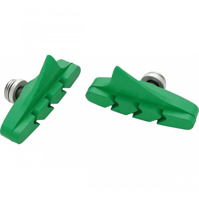 Zapatas de Freno 50mm Verdes con Tornillo MVTEK - Frenada Segura y Fiable - 1