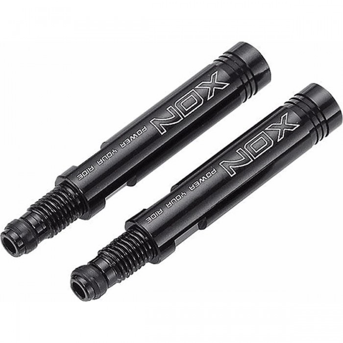 30mm CNC Aluminum Valve Extension Black XON - Set of 2 Pieces - 1