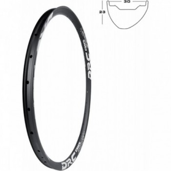 29' MTB Rim in Tubeless Ready Aluminum, 28 Holes, Disc Brake, Black - 1