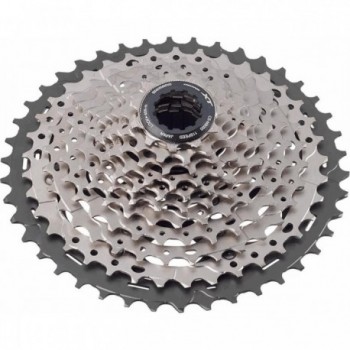 Cassette MTB Shimano XT M8000 11V 11-40 Dents, Noir/Argent, Performance Élevée - 1