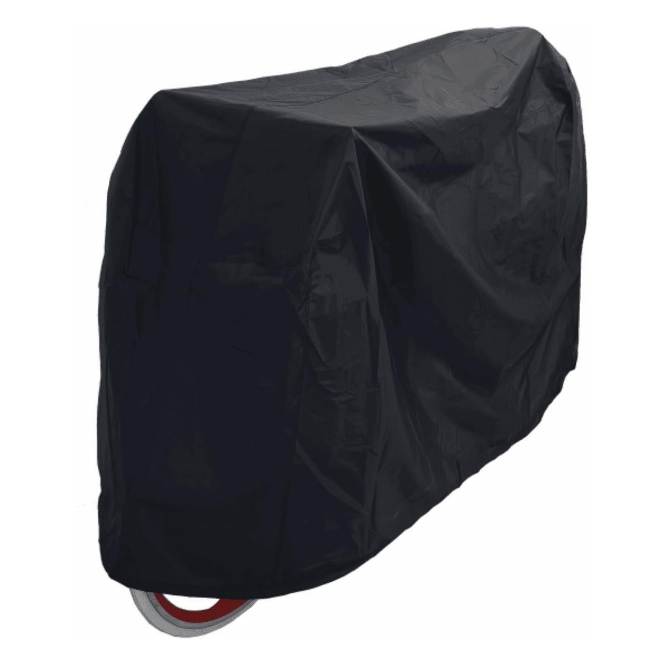 Housse de vélo imperméable noire 165x100 cm avec velcro pour vélos 24'-29'  - 1