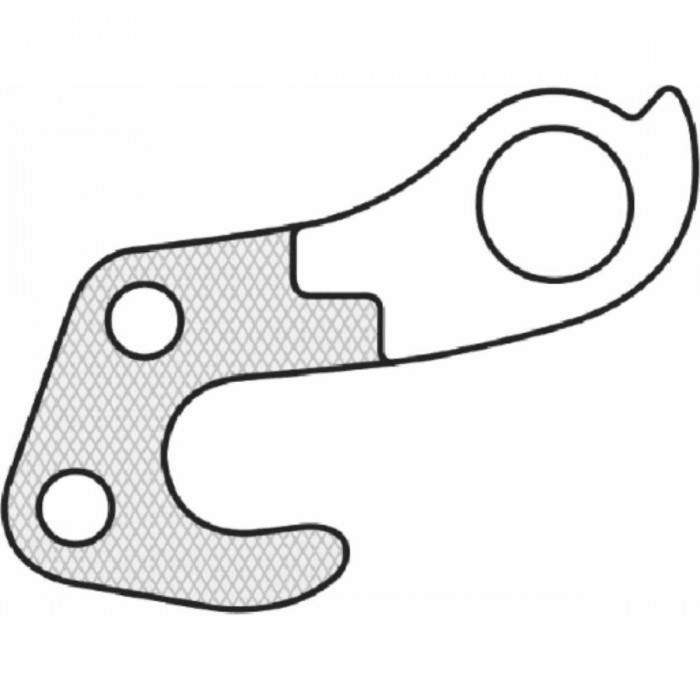 GH-138 Aluminum Derailleur Hanger - Durable and Lightweight for Bicycle - 1