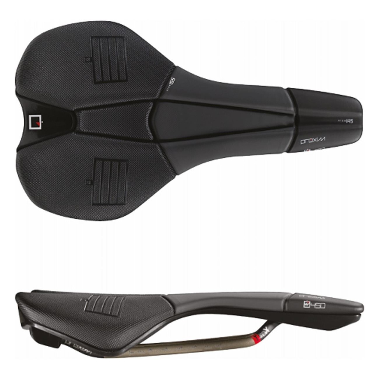 Proxim W450 Tirox 145mm Black Unisex Saddle for E-Bike - Comfort & Performance - 1