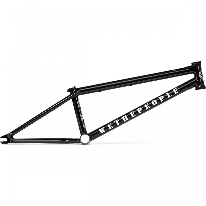 Cuadro BMX Wethepeople Message 20.6' TT Negro, Sin Base de Freno, Tubo 4130 CrMo - 1