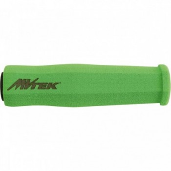 Lightweight Foam Ergonomic Grips 128mm Green with Caps - 43g - 1