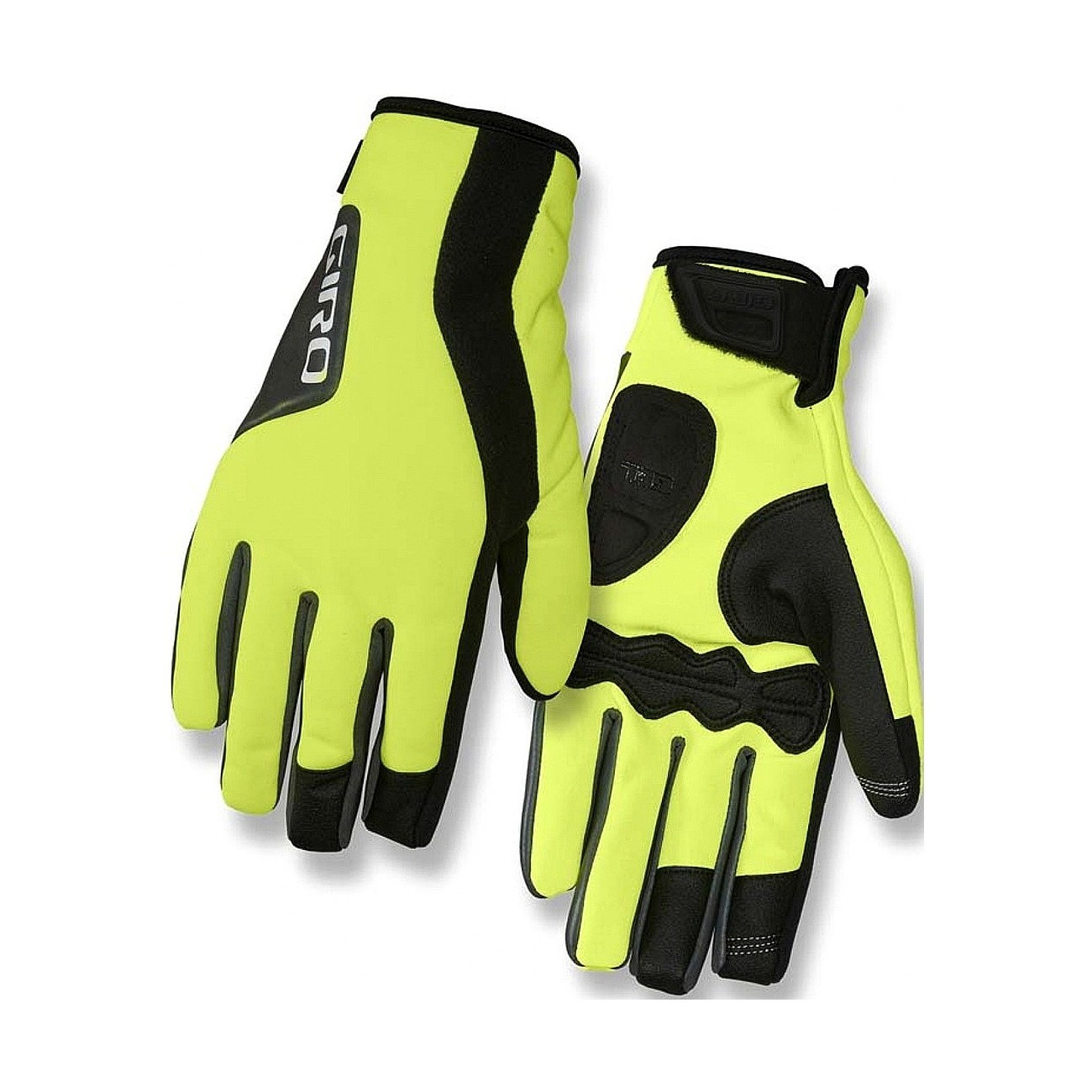 0768686057052 - Winterhandschuhe Lang Ambient 20 Schwarz Neon-Gelb mit Touchscreen-Technologie - Größe L 0768686057052 - Winterhandschuhe Lang Ambient 20 Schwarz Neon-Gelb mit Touchscreen-Technologie - Größe L