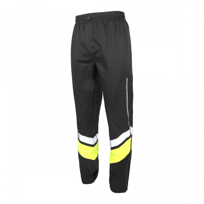 Pantalones Lluvia Moto Wowow Fuji XXL Negro Amarillo Fluo - 1